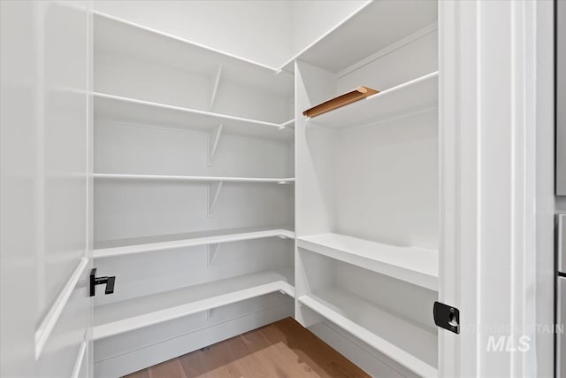 view of storage area