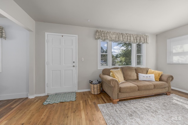 1035 N 7th Ave N, Payette, ID 83661 - living area with wood finished floors, healthy amount of natural light, and baseboards