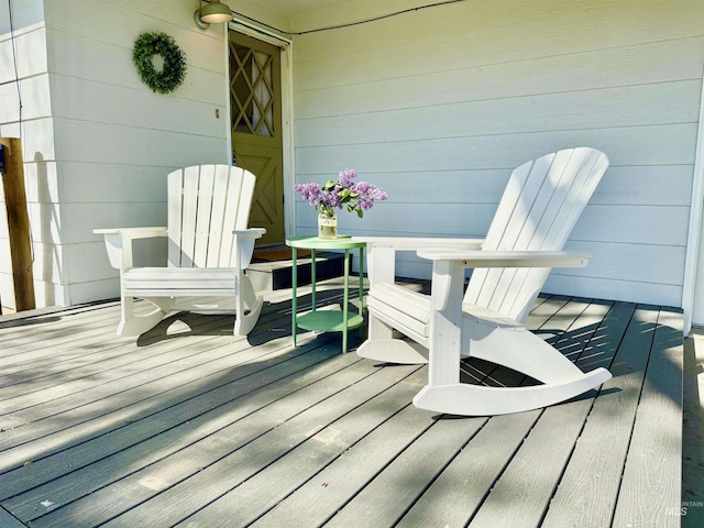 view of deck