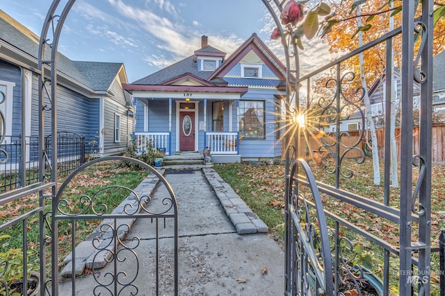 view of front of home