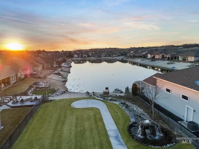 birds eye view of property featuring a residential view