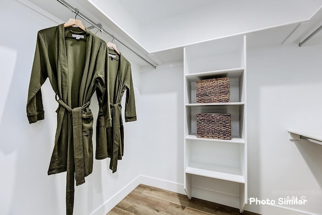 5543 E Bridal Veil Falls Dr, Nampa, ID 83686 - spacious closet with wood finished floors
