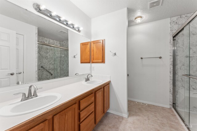 816 W Georgia Ave, Nampa, ID 83686 - full bath with a marble finish shower and double vanity