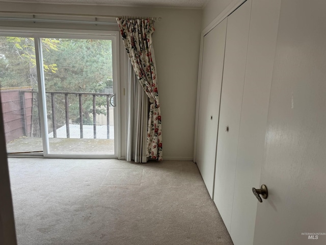 1111 SW 11th Ave, Ontario, OR 97914 - unfurnished bedroom with a closet, access to exterior, and carpet