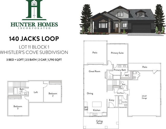 140 Jacks Loop, Donnelly, ID 83615 - home floor plan