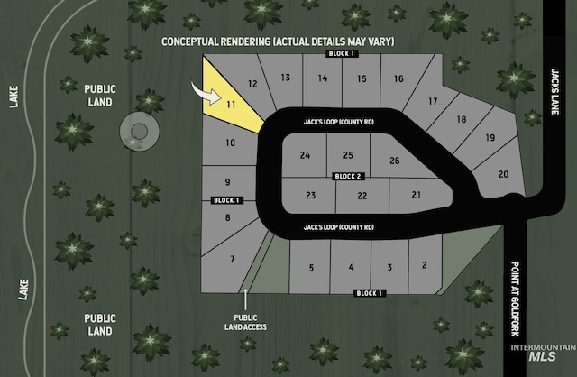 140 Jacks Loop, Donnelly, ID 83615 - map of parcels