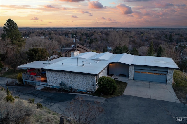 4420 N Ginzel St, Boise, ID 83703 - drone / aerial view featuring a wooded view