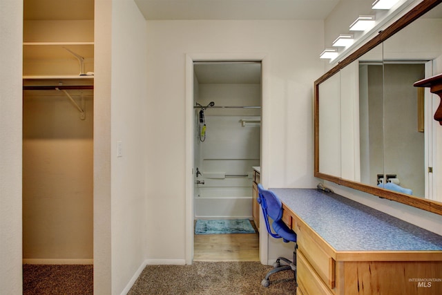 4420 N Ginzel St, Boise, ID 83703 - interior space with carpet and built in desk