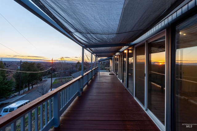 4420 N Ginzel St, Boise, ID 83703 - view of deck at dusk