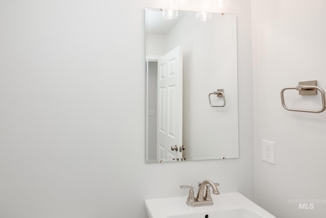 bathroom with a sink