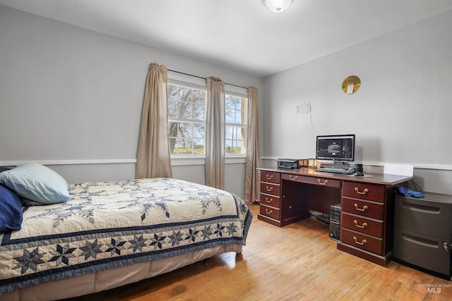 360 N 700 W, Paul, ID 83347 - bedroom featuring light wood-style flooring and an office area