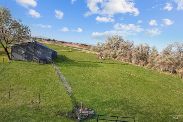 360 N 700 W, Paul, ID 83347 - view of yard featuring a view of countryside and an outbuilding