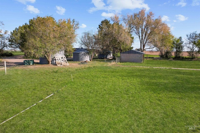 360 N 700 W, Paul, ID 83347 - view of grassy yard featuring an outdoor structure