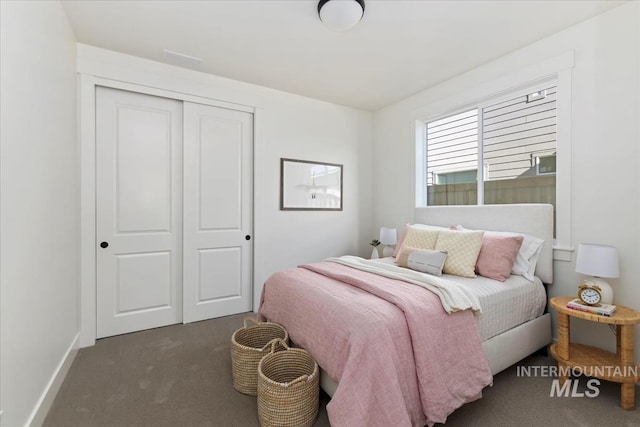 4265 W Thornapple Dr, Meridian, ID 83646 - carpeted bedroom with a closet and baseboards