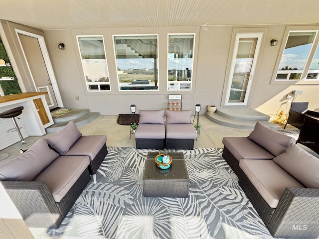 7063 S Pear Blossom, Meridian, ID 83642 - exterior space featuring an outdoor living space