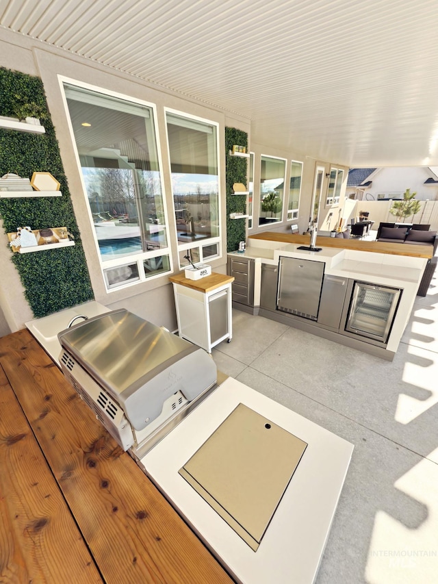 7063 S Pear Blossom, Meridian, ID 83642 - view of patio featuring fence and area for grilling