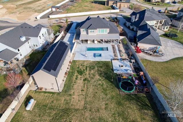 7063 S Pear Blossom, Meridian, ID 83642 - bird's eye view with a residential view