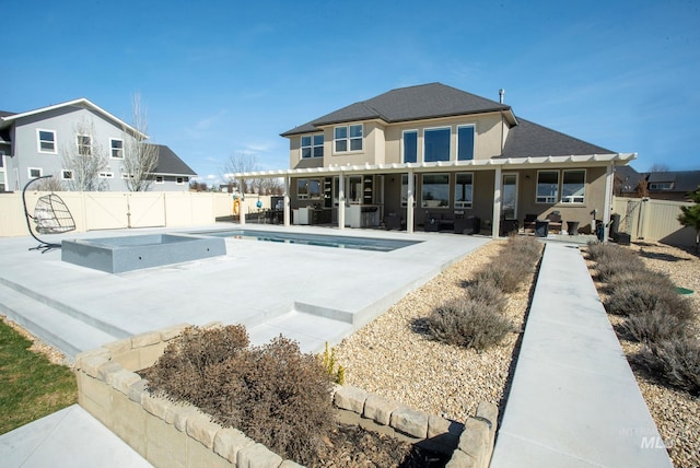 7063 S Pear Blossom, Meridian, ID 83642 - view of pool featuring a fenced in pool, a patio area, and a fenced backyard