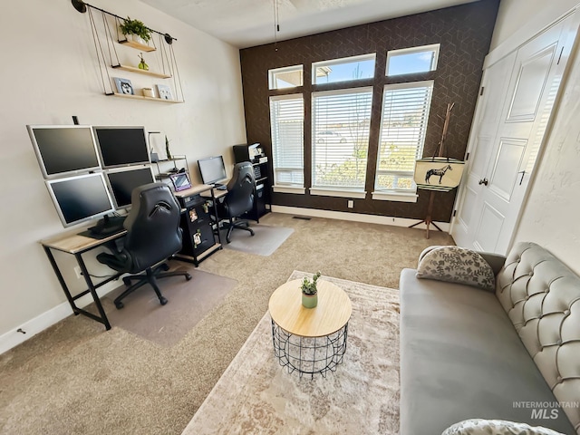7063 S Pear Blossom, Meridian, ID 83642 - office featuring baseboards and carpet floors