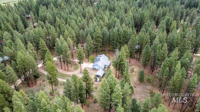 42 Hiatt Cir, Idaho City, ID 83631 - aerial view of property and surrounding area featuring a forest