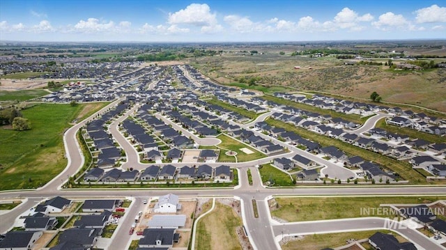 birds eye view of property featuring a residential view