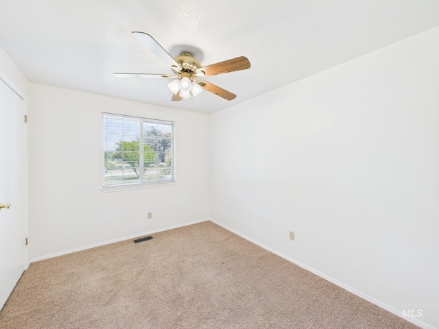 1673 Thomas, Emmett, ID 83617 - spare room with carpet and ceiling fan