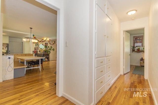 2844 Parke Circle Dr, Boise, ID 83705 - hall with light wood-style flooring