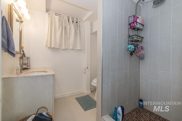 2844 Parke Circle Dr, Boise, ID 83705 - full bathroom featuring vanity and tiled shower