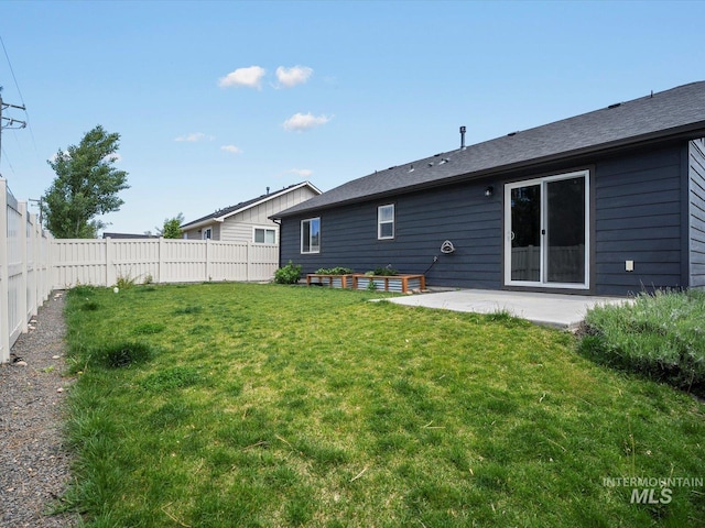rear view of property with a patio