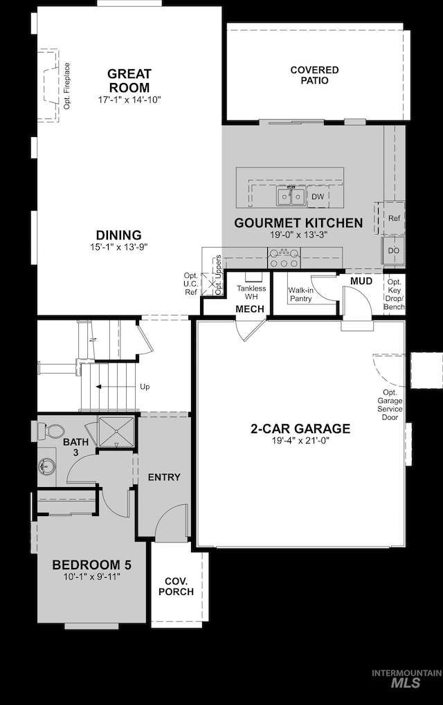 393 N Tempsford Way, Eagle, ID 83616 - floor plan