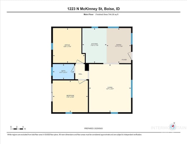 1223 N Mckinney St, Boise, ID 83704 - floor plan