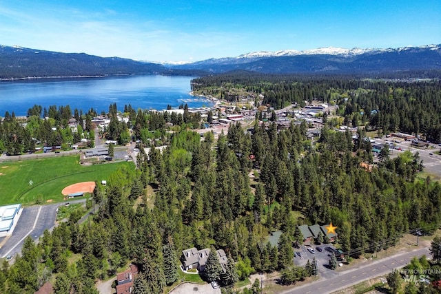 141 Stibnite St Unit 15, Mccall, ID 83638 - view of property location featuring a heavily wooded area and a water and mountain view