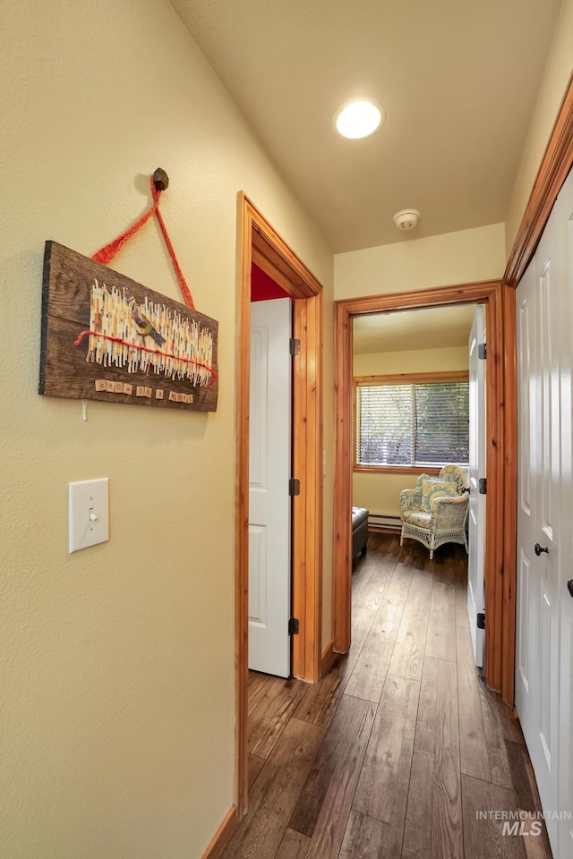 141 Stibnite St Unit 15, Mccall, ID 83638 - hall with dark wood-style flooring