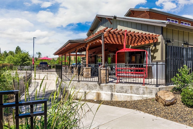 20513 N Glenisla Ave, Boise, ID 83714 - view of property's community with a pergola and fence