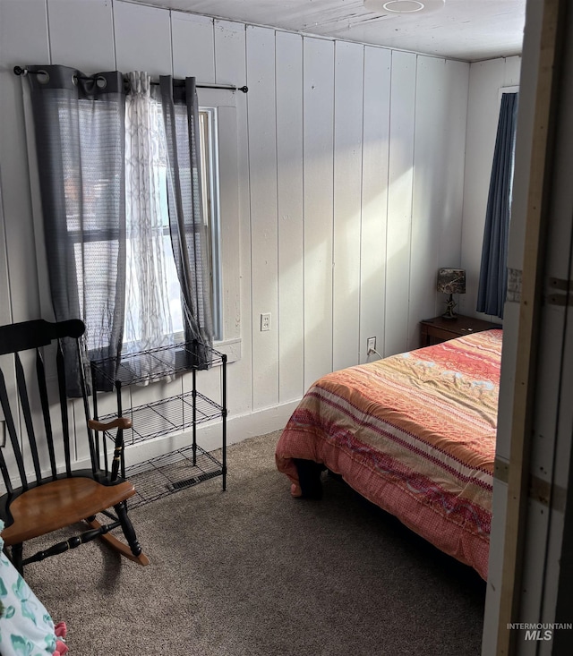 bedroom featuring carpet flooring