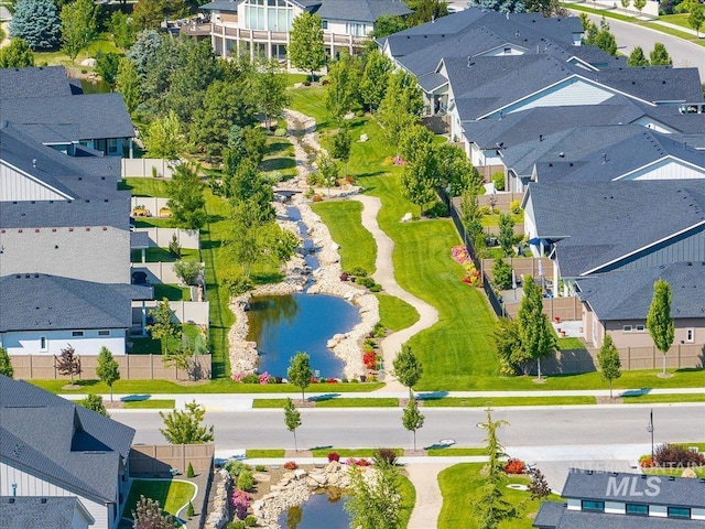 11304 W Helenium Dr, Star, ID 83669 - aerial perspective of suburban area with a large body of water