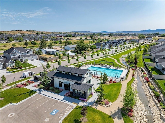 11304 W Helenium Dr, Star, ID 83669 - aerial perspective of suburban area with a pool area
