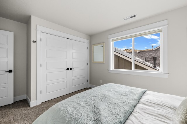 11645 N 24th Ave, Boise, ID 83714 - bedroom with carpet floors, baseboards, a closet, and visible vents