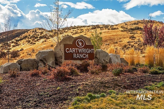 11645 N 24th Ave, Boise, ID 83714 - community sign featuring a mountain view