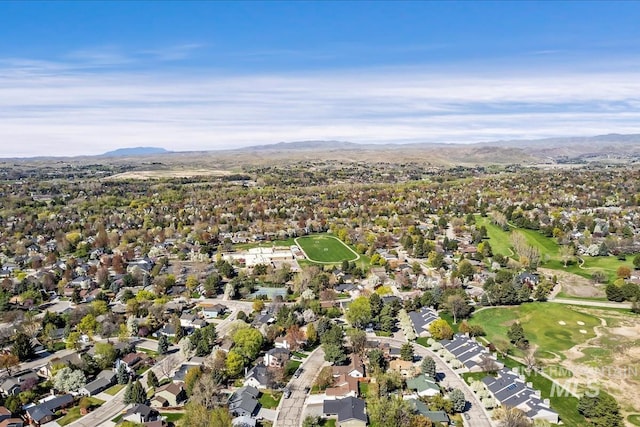 659 N Palmetto Dr, Eagle, ID 83616 - aerial view with a mountain view and a residential view