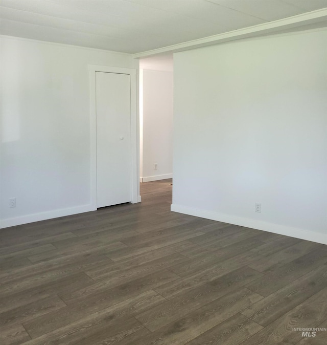 116 E 2nd St, Middleton, ID 83644 - spare room featuring dark wood finished floors and baseboards
