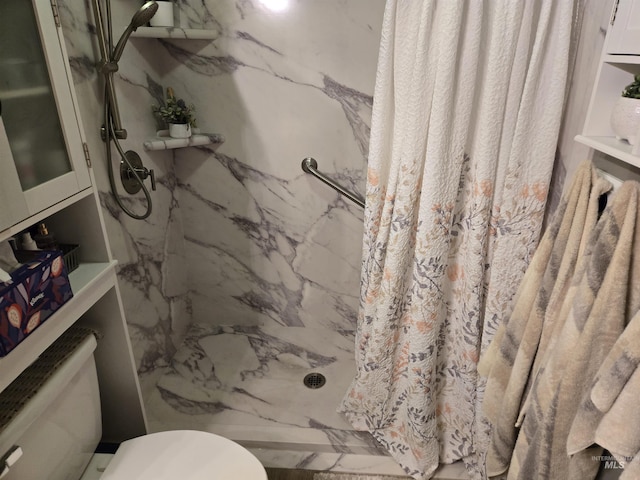 1451 Spurlock Ct, Twin Falls, ID 83301 - bathroom with a stall shower and toilet