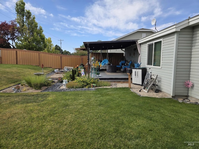1451 Spurlock Ct, Twin Falls, ID 83301 - view of yard featuring a wooden deck