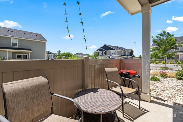 2312 E Spice Loop Unit 2, Nampa, ID 83687 - view of patio featuring a residential view