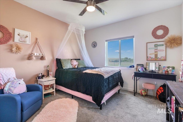 209 W 13th Ave, Jerome, ID 83338 - bedroom featuring carpet floors and ceiling fan