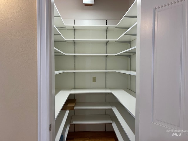 view of pantry