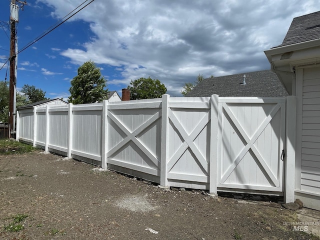 view of gate