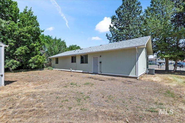 131 Goodall Pl, Mountain Home, ID 83647 - back of property featuring central AC unit