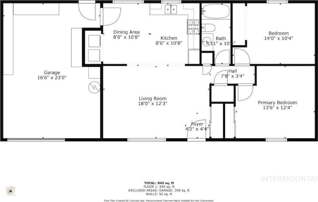 131 Goodall Pl, Mountain Home, ID 83647 - floor plan / room layout