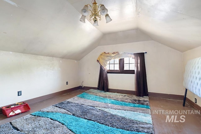 937 SW 1st St, Ontario, OR 97914 - additional living space with lofted ceiling and baseboards